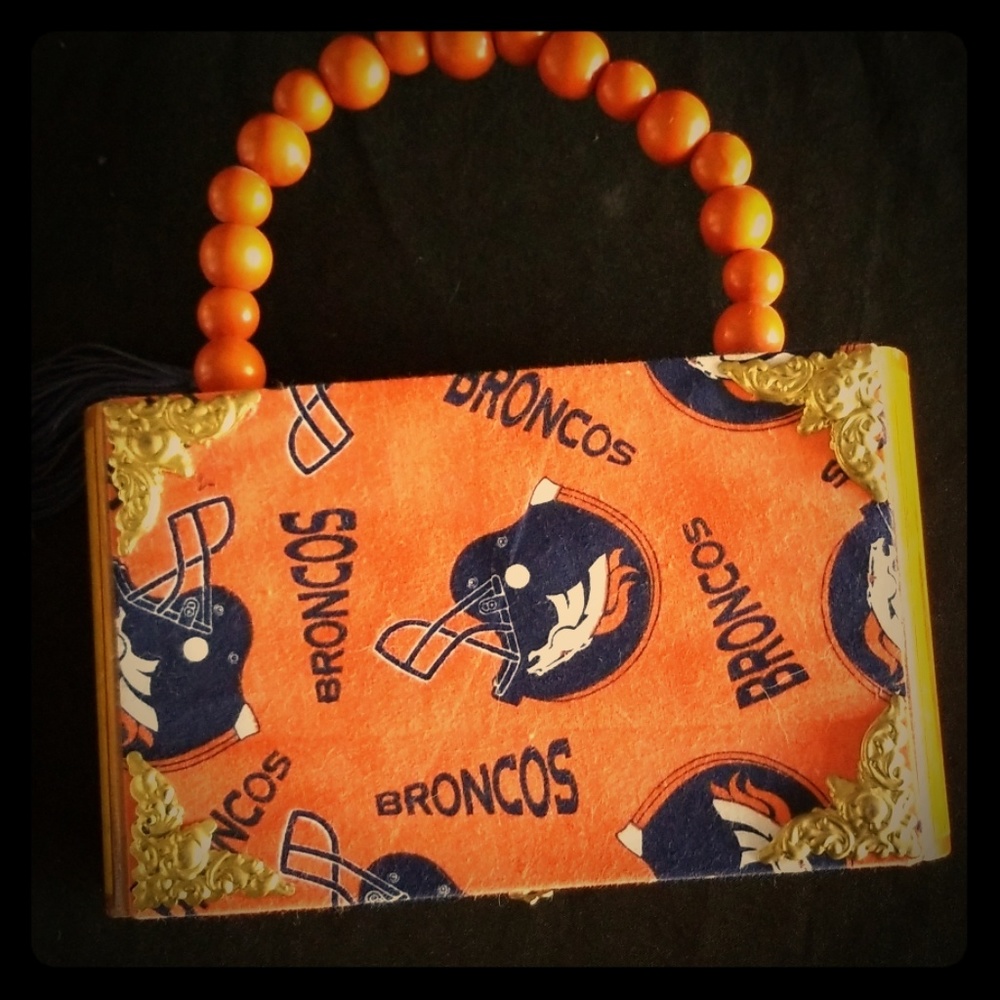 Denver's Broncos Vintage Cigar Box Clutch/Purse